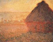 Claude Monet Meule,Soleil coucbant oil